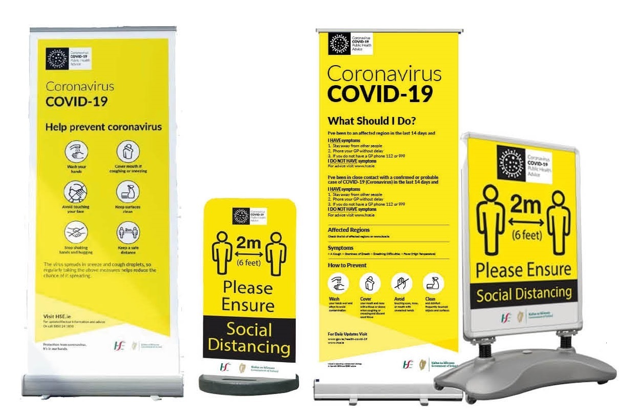Covide Outdoor Signage, Pull up banners - Printcom